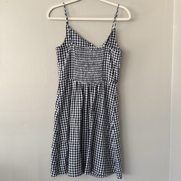 Loft Gingham Twist Cutout Cami Dress - Picture 5 of 7